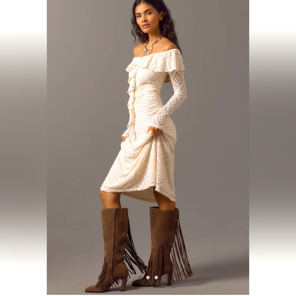 Dolce Vita Giano Suede Fringe Boots